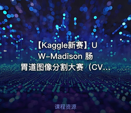 【Kaggle新赛】UW-Madison 肠胃道图像分割大赛(CV图像分割)