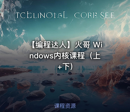 【编程达人】火哥 Windows内核课程（上+下)