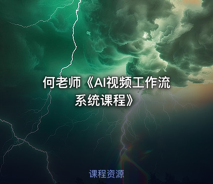 何老师《AI视频工作流系统课程》