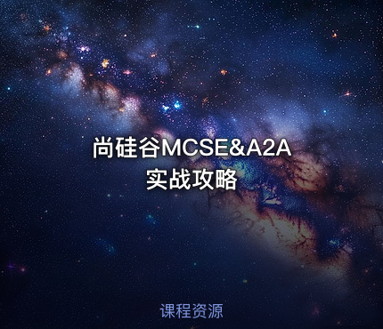 尚硅谷MCSE&A2A实战攻略