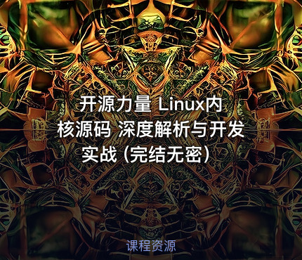 开源力量 Linux内核源码 深度解析与开发实战 (完结无密）
