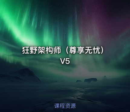 狂野架构师（尊享无忧）V5