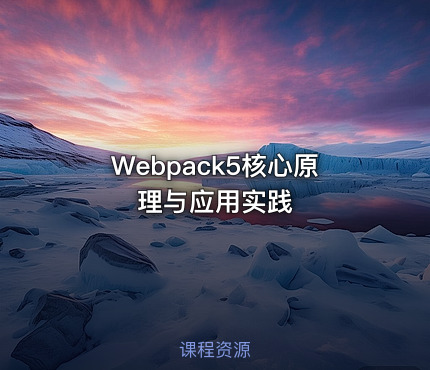Webpack5核心原理与应用实践