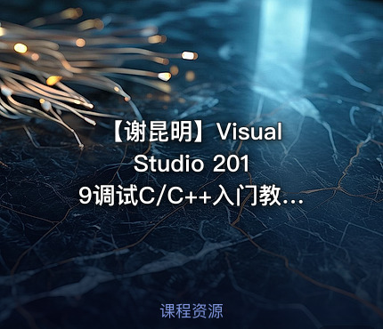 【谢昆明】Visual Studio 2019调试C/C++入门教程