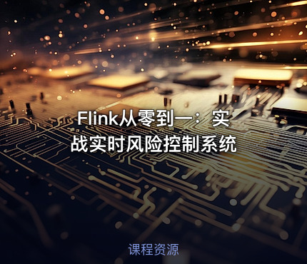 Flink从零到一：实战实时风险控制系统
