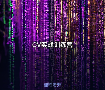 CV实战训练营