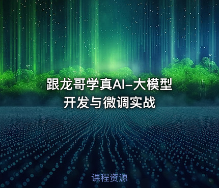 跟龙哥学真AI-大模型开发与微调实战