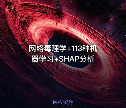 网络毒理学+113种机器学习+SHAP分析