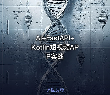 AI+FastAPI+Kotlin短视频APP实战