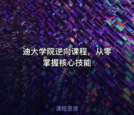 迪大学院逆向课程，从零掌握核心技能