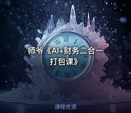 师爷《AI+财务二合一打包课》