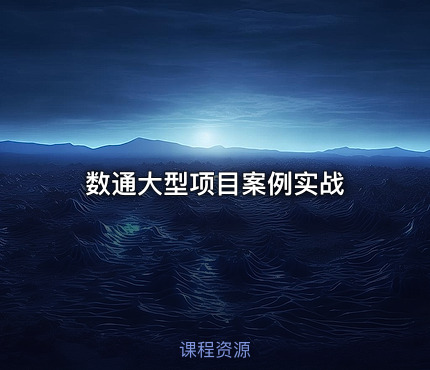 数通大型项目案例实战