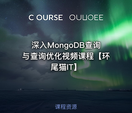 深入MongoDB查询与查询优化视频课程【环尾猫IT】