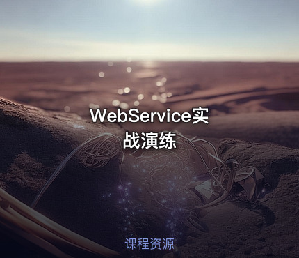 WebService实战演练