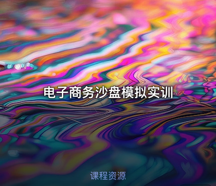 电子商务沙盘模拟实训