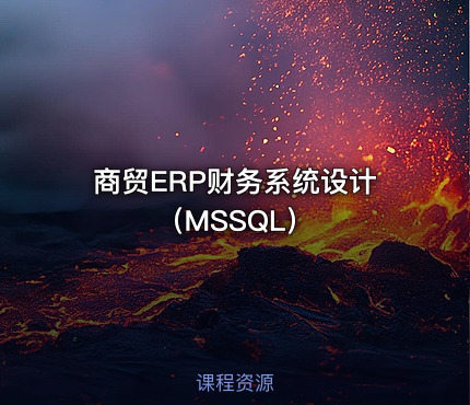 商贸ERP财务系统设计（MSSQL）