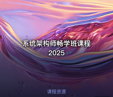 系统架构师畅学班课程 2025