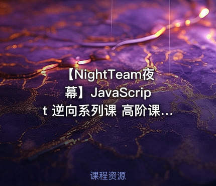 【NightTeam夜幕】JavaScript 逆向系列课 高阶课（SVIP完结）