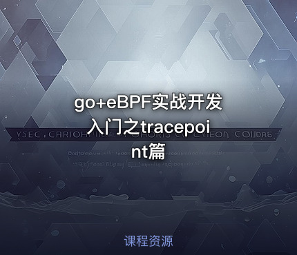 go+eBPF实战开发入门之tracepoint篇