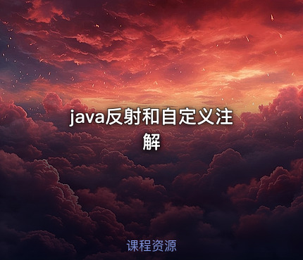java反射和自定义注解