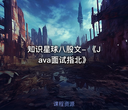 知识星球八股文- 《Java面试指北》