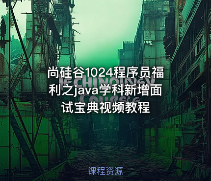 尚硅谷1024程序员福利之java学科新增面试宝典视频教程