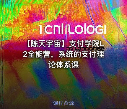 【陈天宇宙】支付学院L2全能营，系统的支付理论体系课