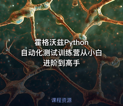 霍格沃兹Python 自动化测试训练营从小白进阶到高手
