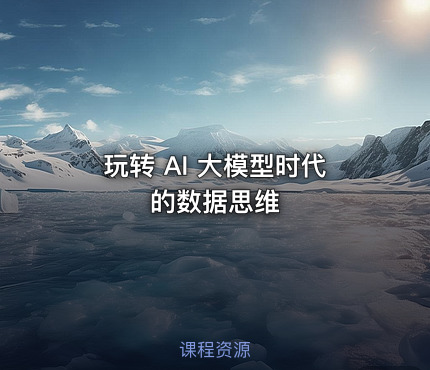 玩转 AI 大模型时代的数据思维