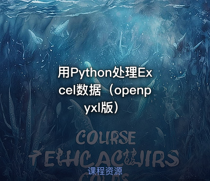 用Python处理Excel数据（openpyxl版）