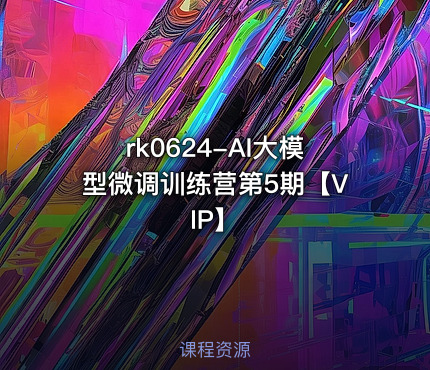 AI大模型微调训练营第5期【VIP】