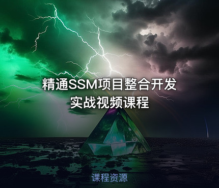 精通SSM项目整合开发实战视频课程