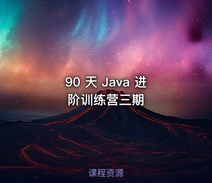 90 天 Java 进阶训练营三期