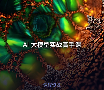 AI 大模型实战高手课