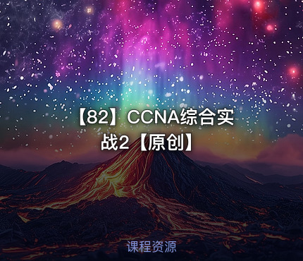 【82】CCNA综合实战2【原创】