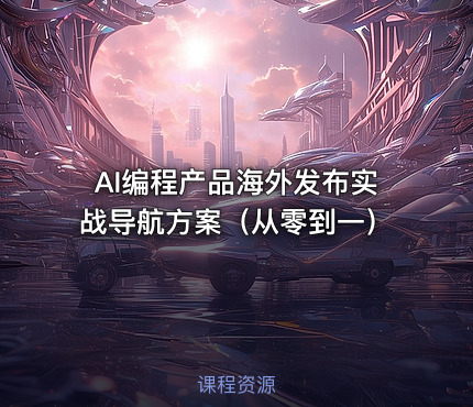 AI编程产品海外发布实战导航方案（从零到一）