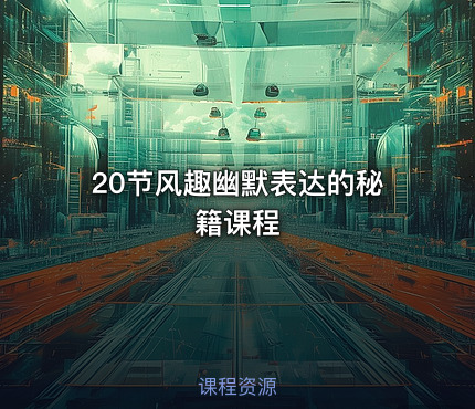 20节风趣幽默表达的秘籍课程