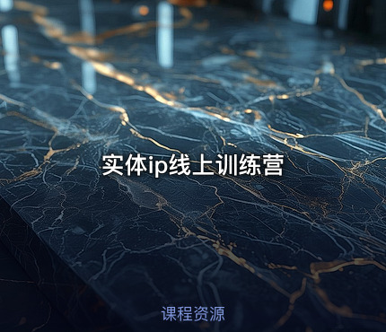 实体ip线上训练营