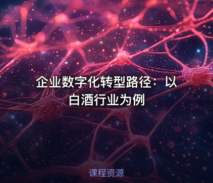 企业数字化转型路径：以白酒行业为例