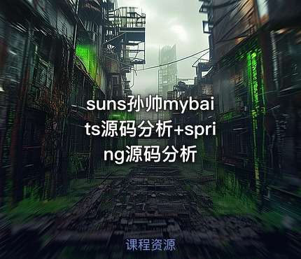 suns孙帅mybaits源码分析+spring源码分析