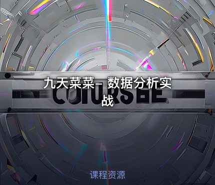 九天菜菜- 数据分析实战