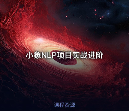 小象NLP项目实战进阶
