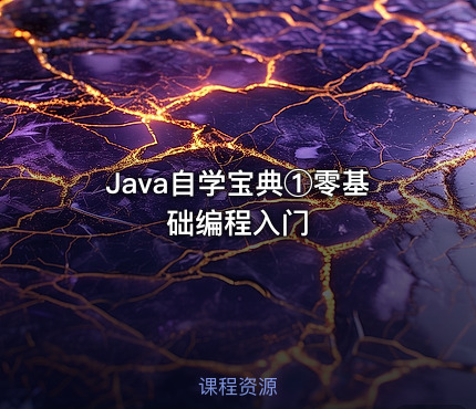 Java自学宝典①零基础编程入门