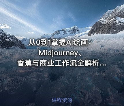 从0到1掌握AI绘画：Midjourney、香蕉与商业工作流全解析（更新）