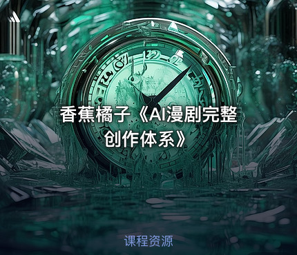 香蕉橘子《AI漫剧完整创作体系》