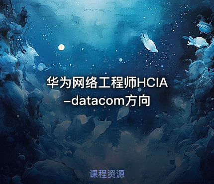 华为网络工程师HCIA-datacom方向