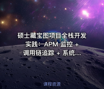 硕士藏宝图项目全栈开发实践：APM 监控 + 调用链追踪 + 系统图源代码实现