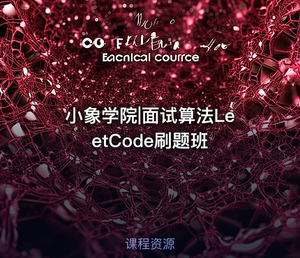 小象学院|面试算法LeetCode刷题班