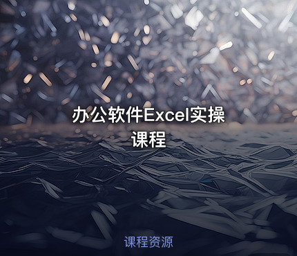 办公软件Excel实操课程