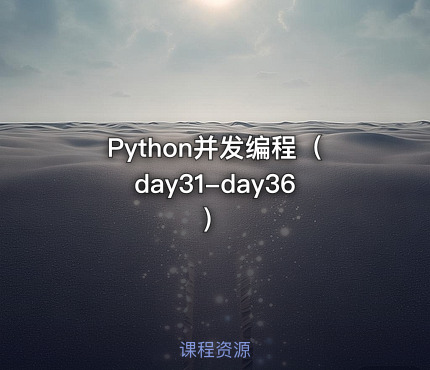 Python并发编程（day31-day36）
